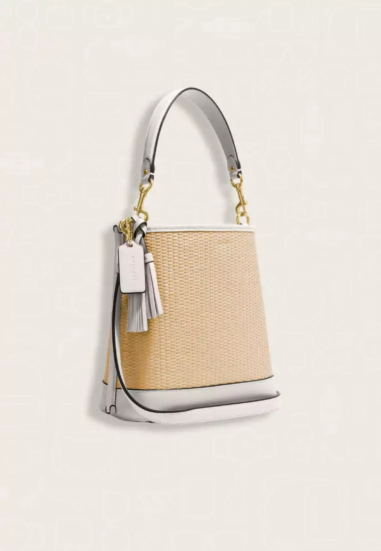 Coach Mollie Bucket Bag 22 In Straw Chalk Multi