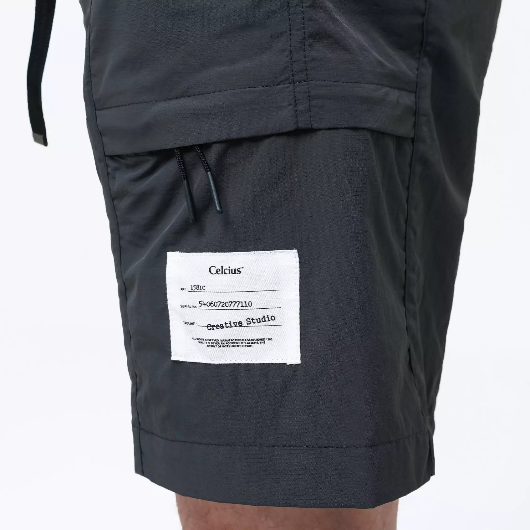 CELCIUS Celana Pendek Cargo LIN001581C Grey