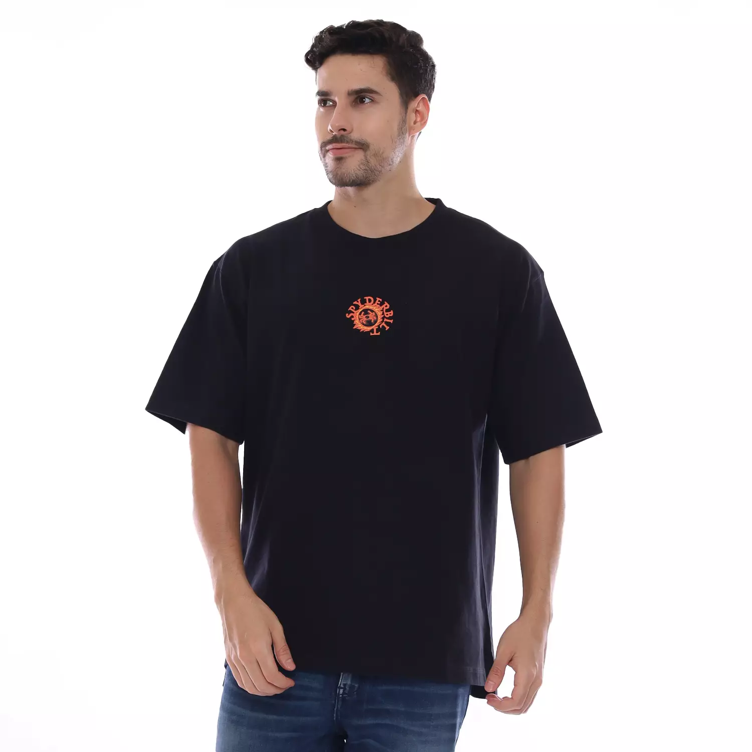 Spyderbilt Kaos Lengan Pendek Pria On Fire Men Oversize Tee Planet Surf