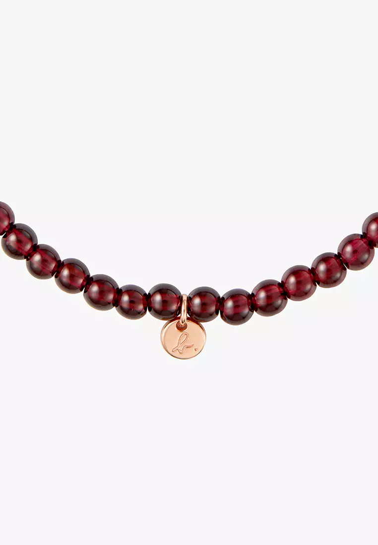 Red garnet bracelet sales