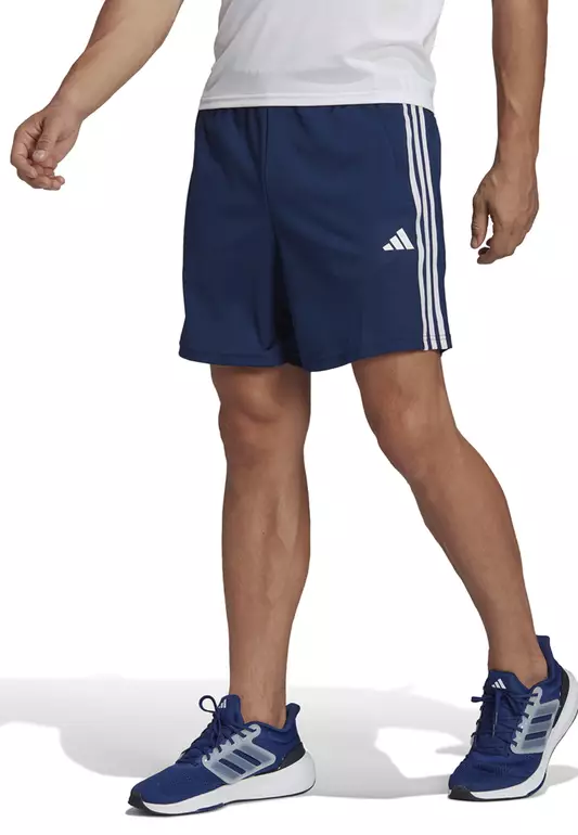 Train Essentials Piqué 3-Stripes Training Shorts