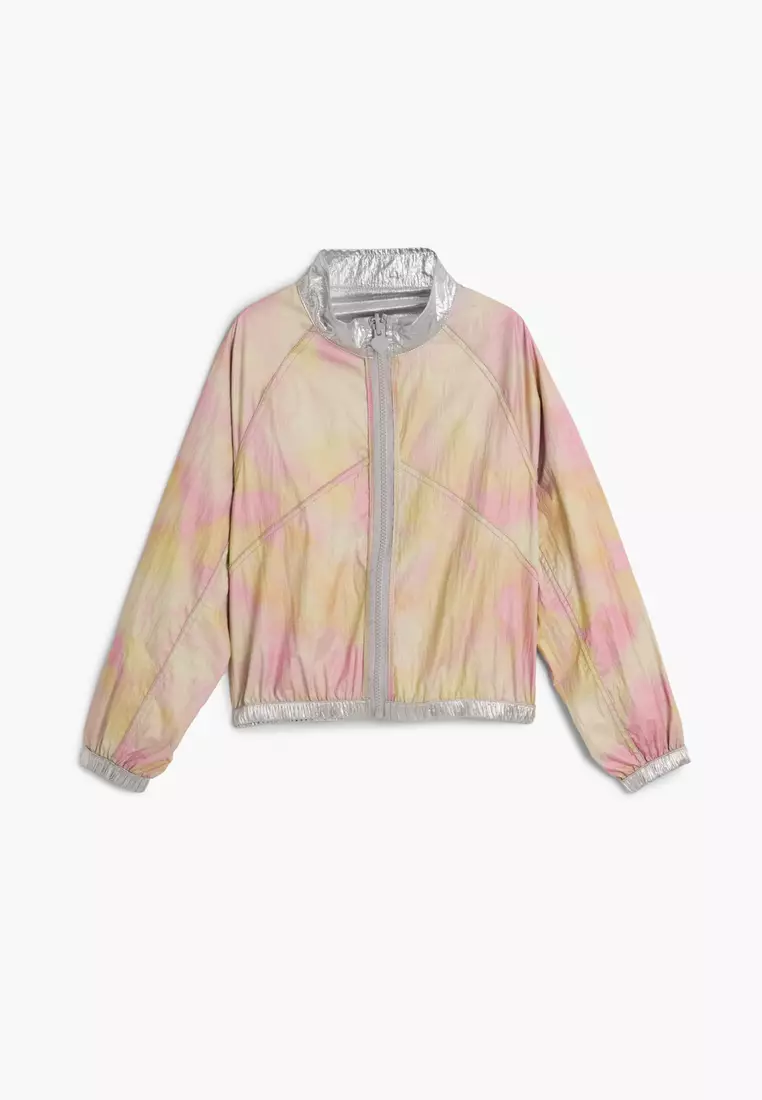 Reversible silver jacket