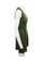 GUCCI green gucci Green V-neck Wool Dress 04AF9AA3A76D57GS_4