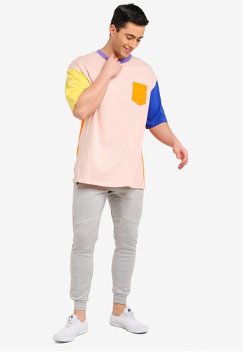 Jual Factorie Colourblock T Shirt Original ZALORA 