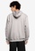 Mennace grey Essential Regular Hoodie Sweatshirt 09ABBAA4171871GS_2