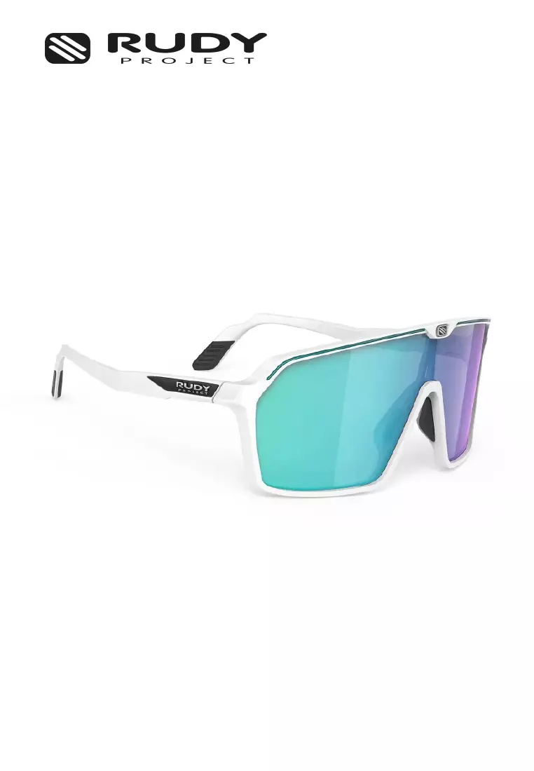 Spinshield Sports Performance Sunglasses – White Matte Multilaser | UV Protection