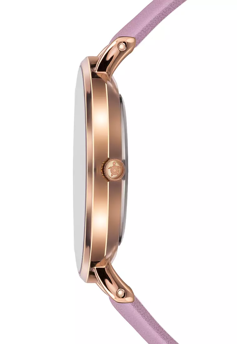 Amelia Parker  Sky Pink Leather women watch