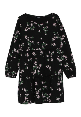 Old Navy Tiered Printed Long-Sleeves Dress | ZALORA Malaysia