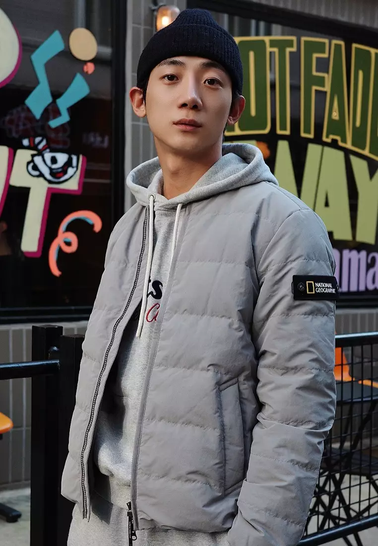 男女同款HERON U領輕便羽絨外套