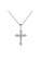 SUNRAIS silver Premium Silver S925 Silver Cross Necklace 27A7FACEAF7D51GS_1