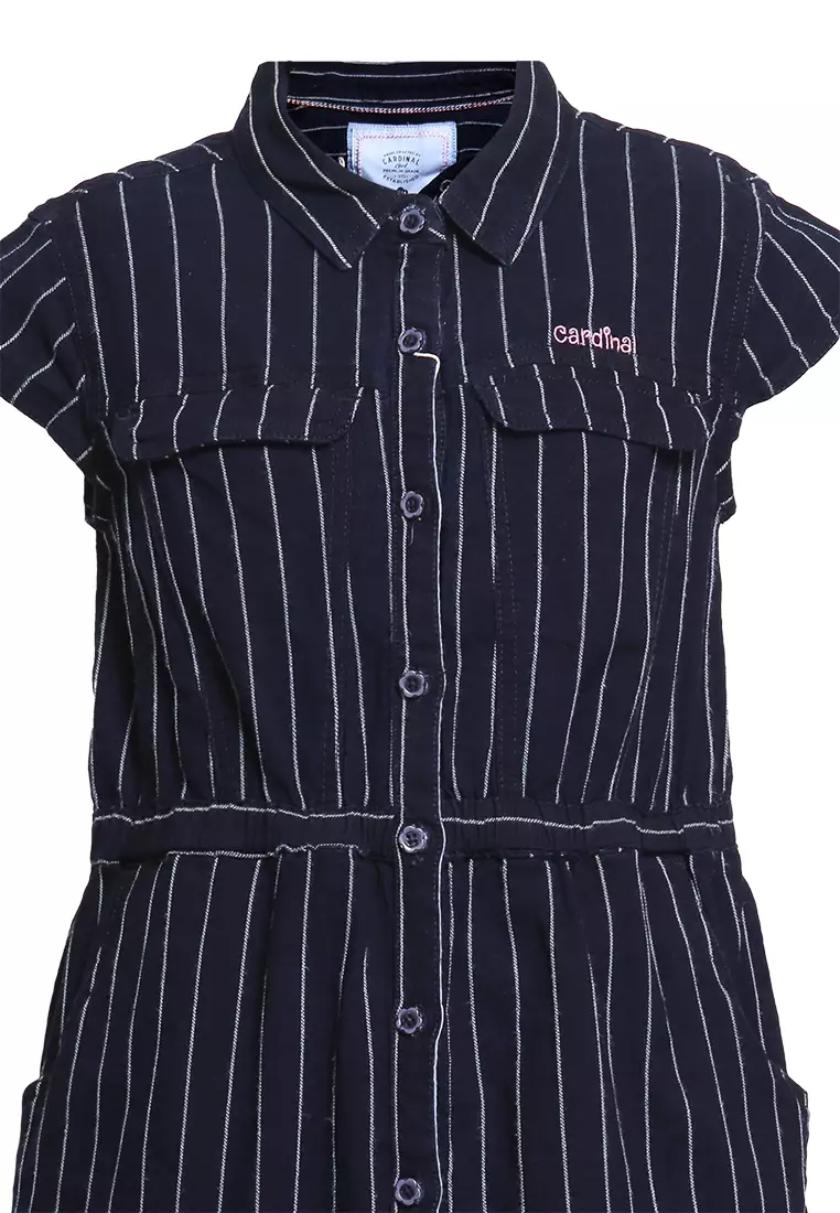 Dress Salur Vertikal