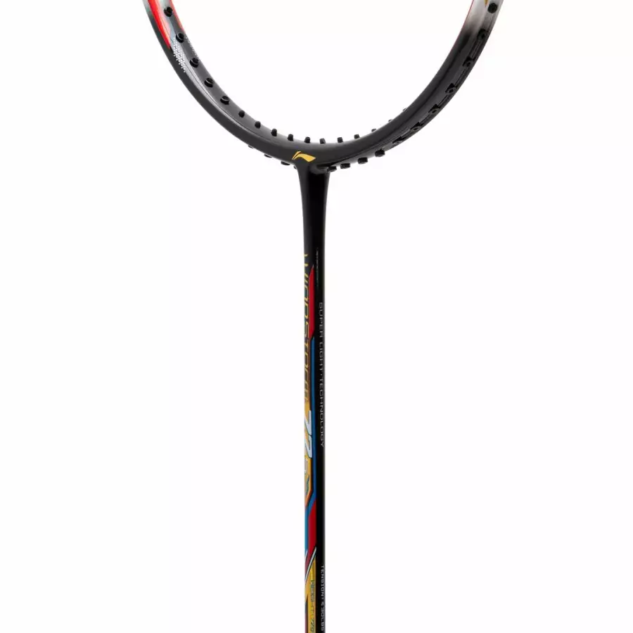 New Raket Badminton LINING WINDSTORM 72 S / 72S / WS72S PAKET BG66F/NN98 - Black White Red