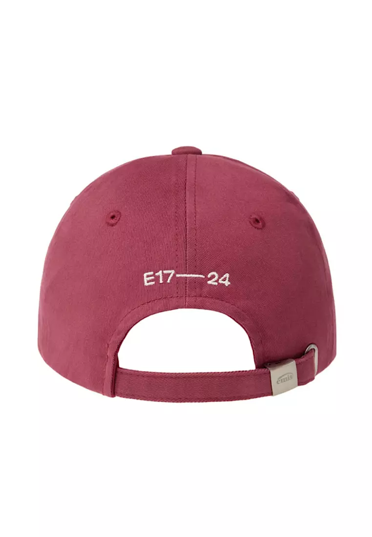 Boucle Vintage Logo Ball Cap_ Red