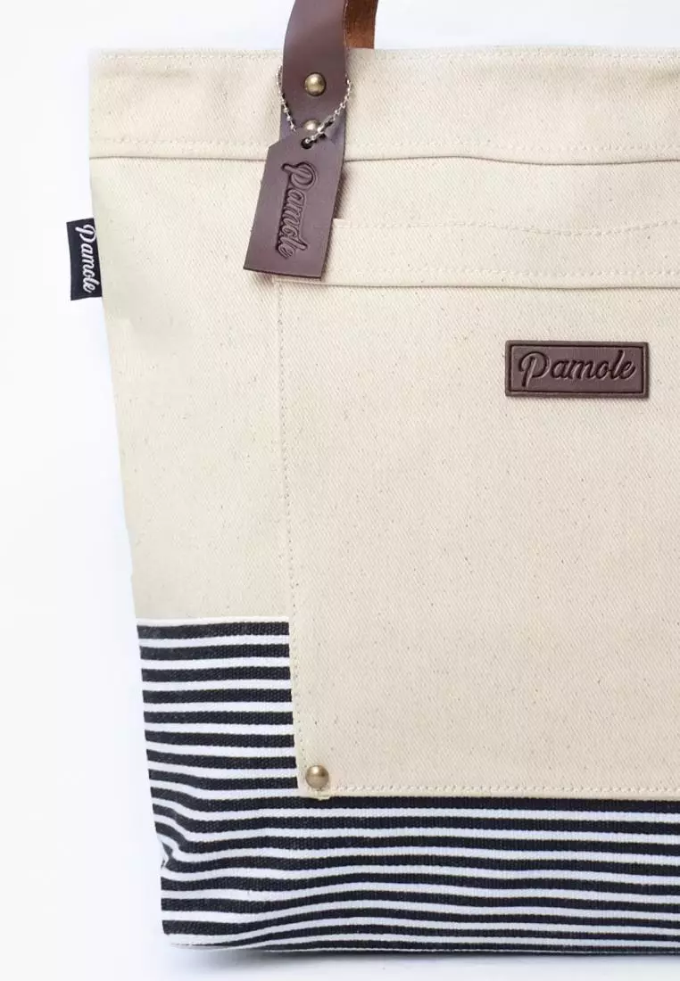 Tas Tote Bag Wanita Penutup Resleting - Kato Series