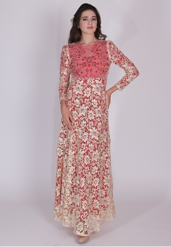 Jual Bibiq Bibiq Gamis Brokat Original Zalora Indonesia