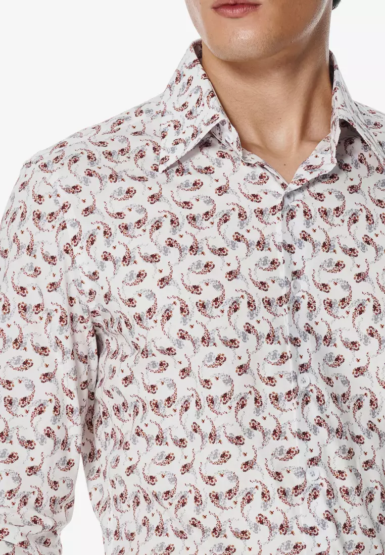 Psychedelic Paisley Slim Fit Shirt