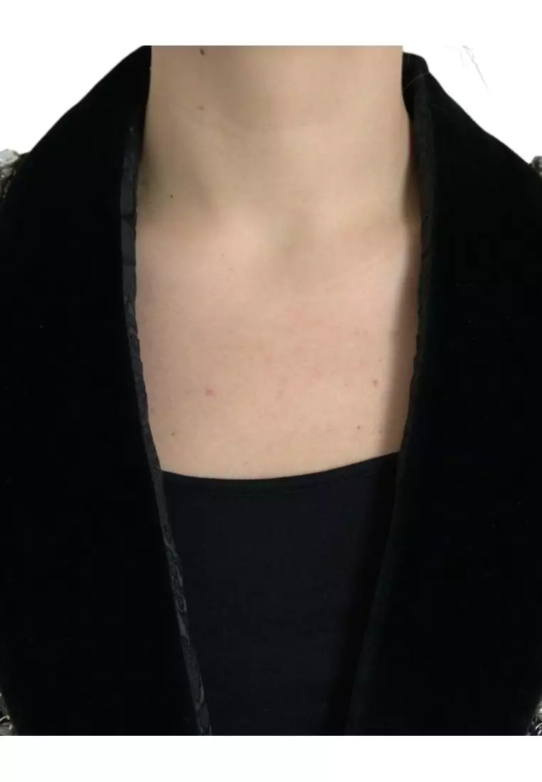 Dolce & Gabbana Luxurious Embellished Overcoat Jacket 2025