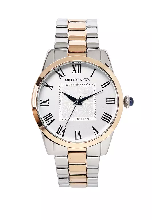 Andrea Rose Gold Metal Watch
