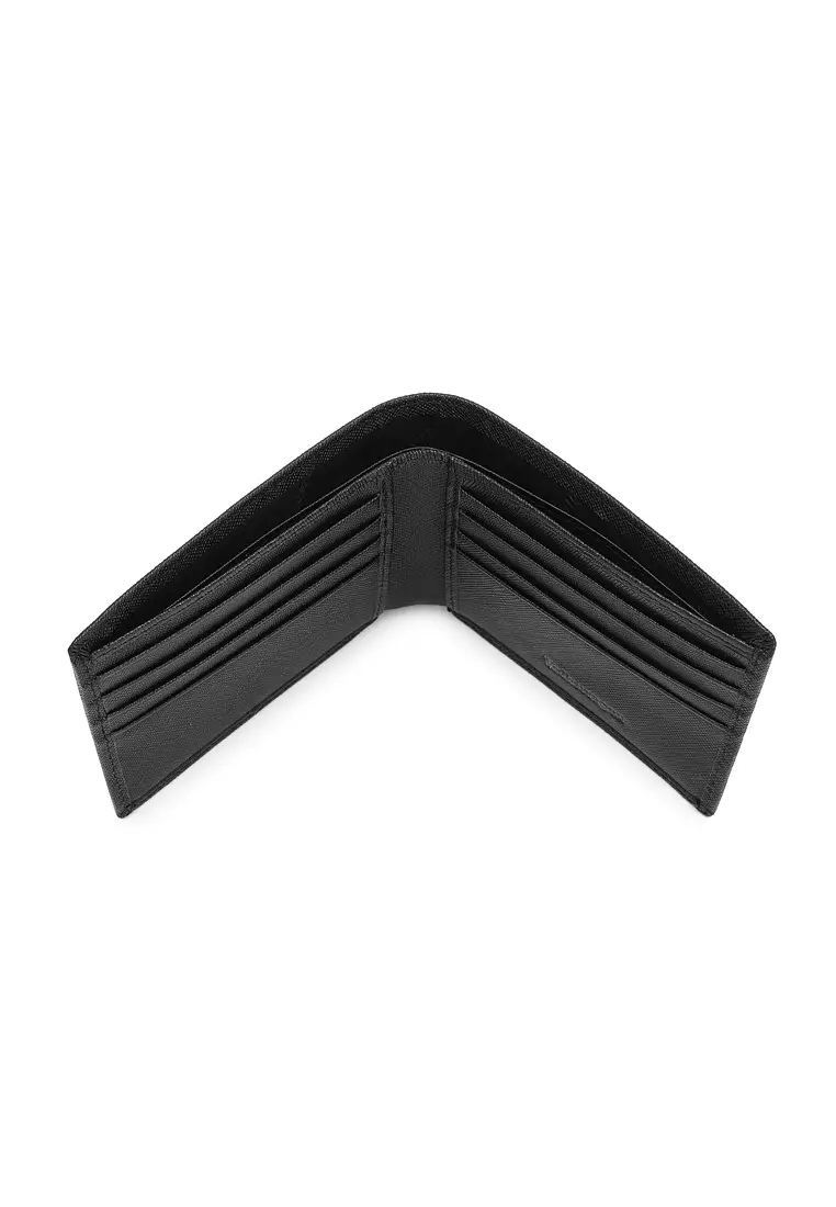 男士皮革 RFID 雙折短夾 / 錢包  (Men's RFID Genuine Leather Bi Fold Short Wallet)
