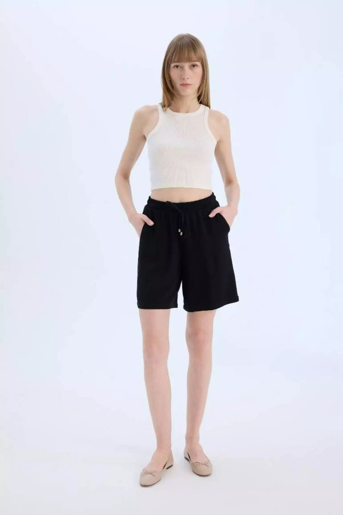 High Waist Short Leg Belmando Shorts I6760Az25Hs