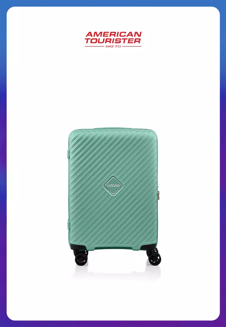 American Tourister Koper Hardcase Diazip Cabin 20 Inch TSA - Green