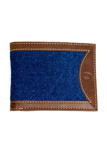 Oxhide blue Fabric wallet Denim wallet for men Blue fabric wallet -CN03 Oxhide 5D0A0ACDE82BB5GS_1