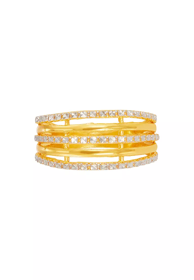 HABIB 916/22K Yellow and White Gold Ring 6200195YW