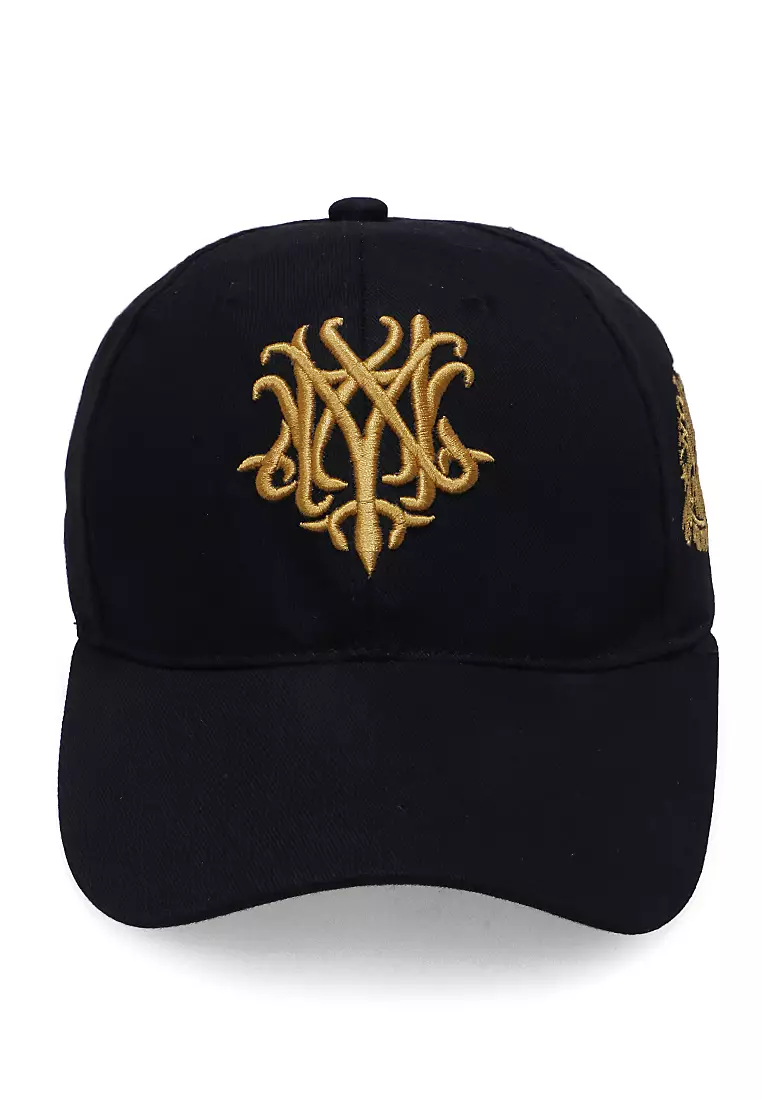 Drsh Cap Basebal Unisex Colorado Sport Casual Comfortable Resizable Strap Material Cotton ORIGINAL - Black Gold