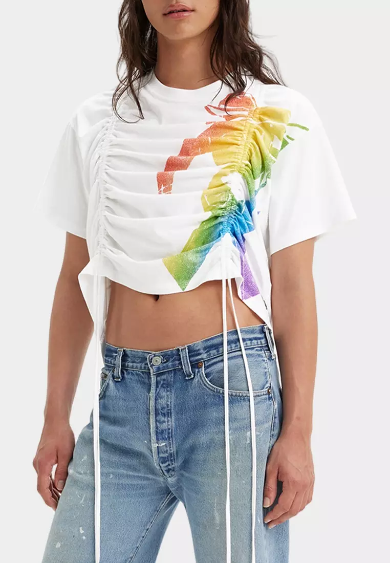 Women's Cinched Short Stack T-Shirt A7941-0000