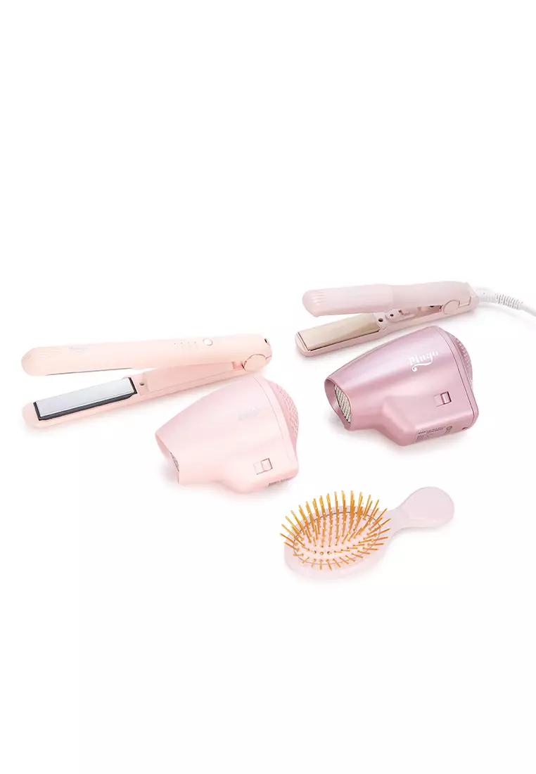 Qmini Beechwood Golden Hair Brush