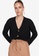 Trendyol black Cable Knit Buttoned Cardigan 14966AA1847B3FGS_1