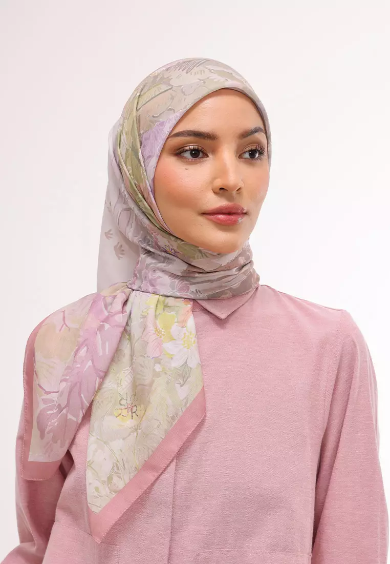 Ria Miranda Rose Tan Asha Scarf