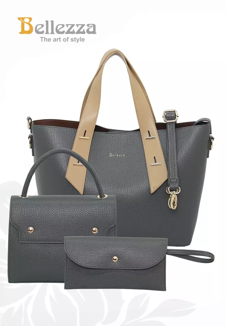 Bellezza Handbag 24138-38 Dark Grey