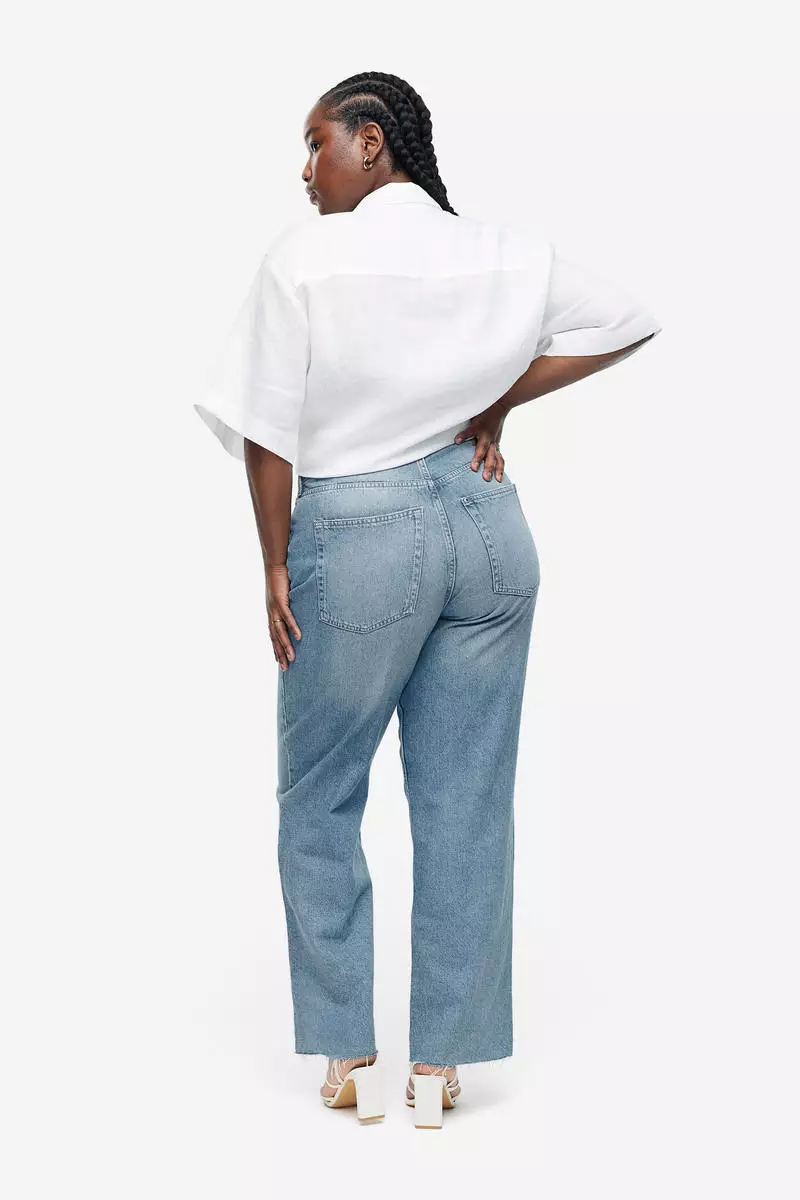 Curvy Fit Wide Ultra High Jeans