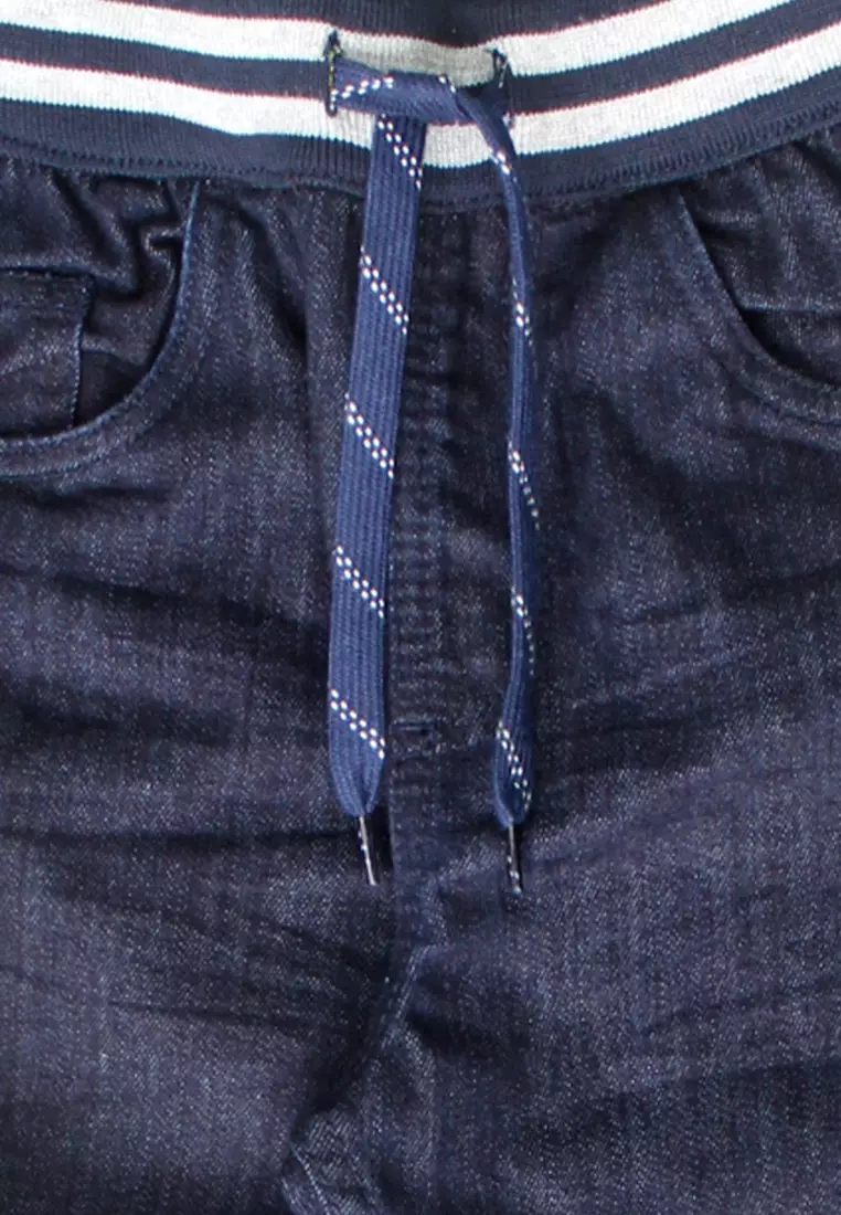 Jeans/ Celana Panjang Anak Laki Navy / Rodeo Junior Denim Pants Casual