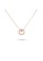 Millenne silver MILLENNE Made For The Night Centre of the Universe Cubic Zirconia Rose Gold Necklace with 925 Sterling Silver 71C88ACAB627E3GS_1