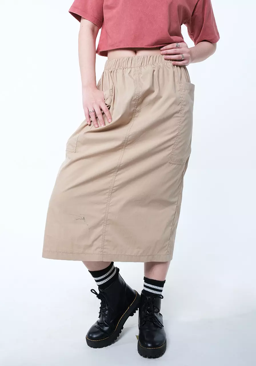 Rok Wanita Roona Khaki