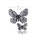 Glamorousky black Fashion and Elegant Black Butterfly Brooch with Cubic Zirconia 5BC2AAC63C0A74GS_2