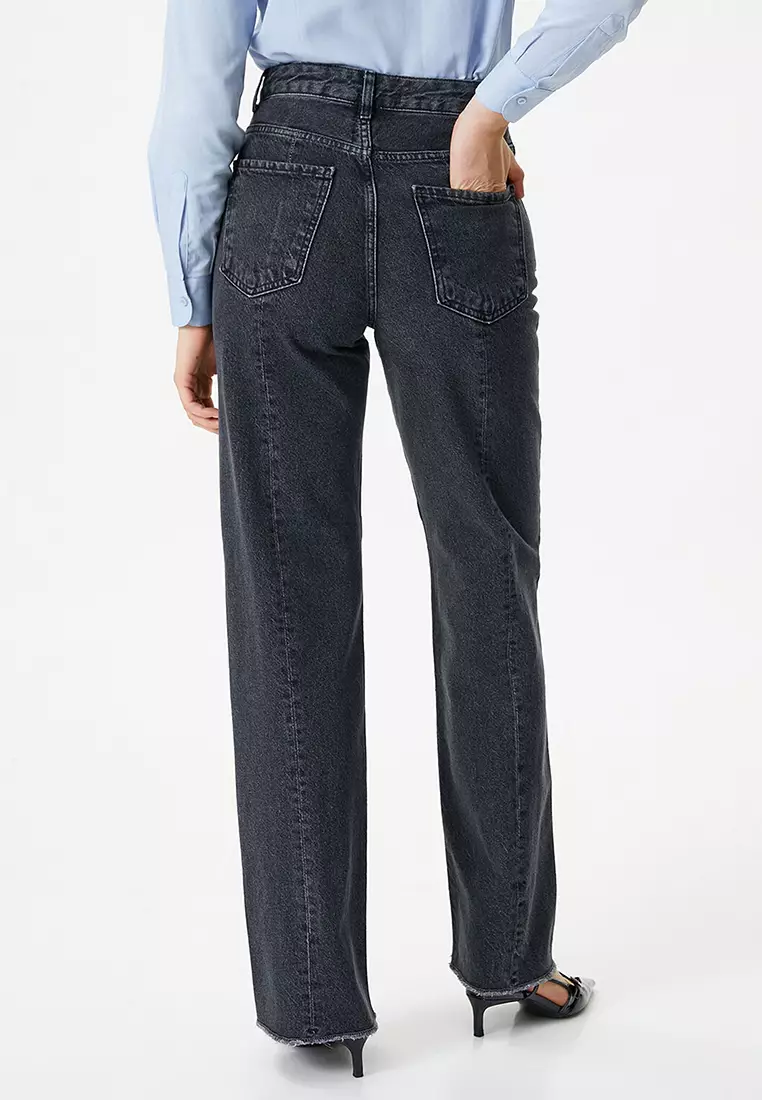 Nora High Waist Panel Jeans