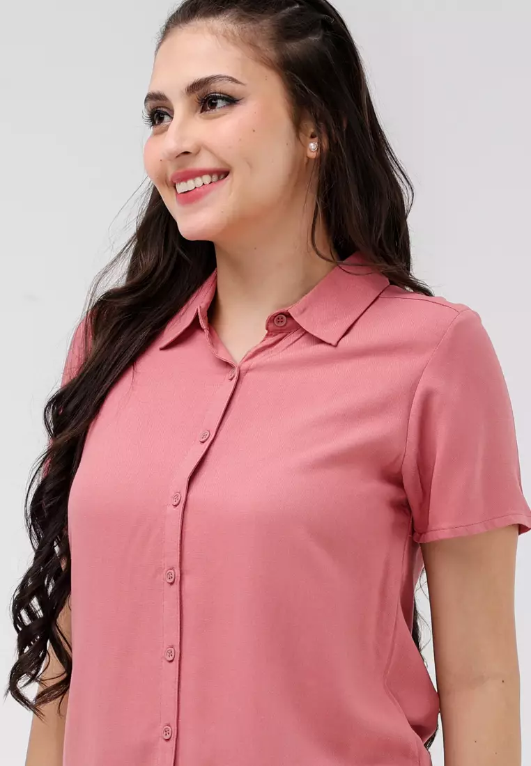 Boldtwill Rayon Short Sleeves Blouse