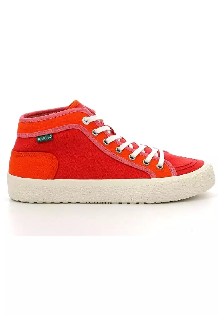 Kickers store red shoes