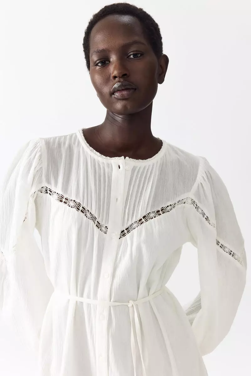 Cotton tunic dress