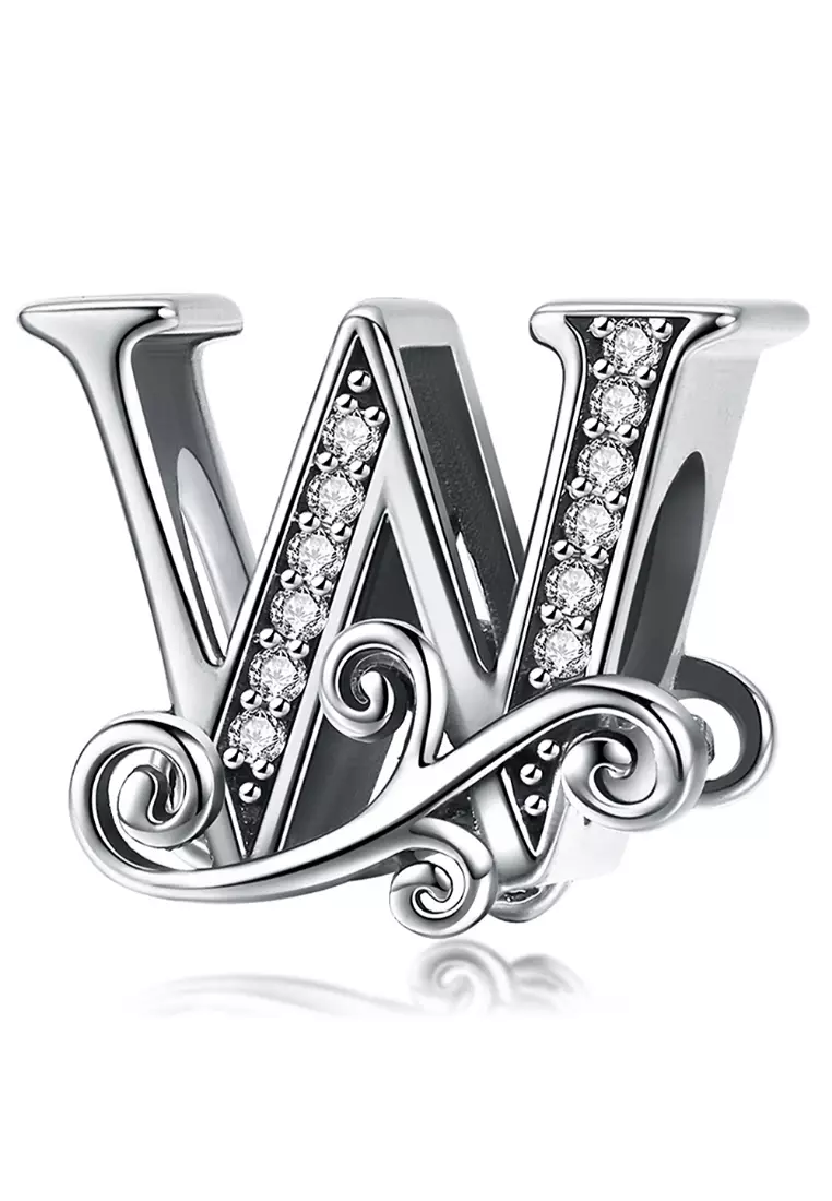 W pandora charm best sale