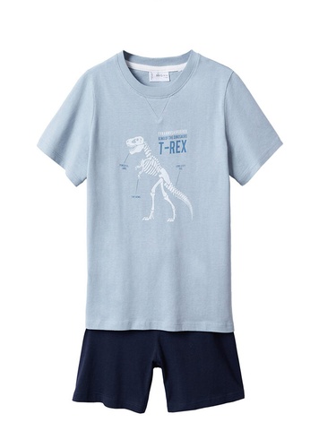 MANGO KIDS blue Cotton Pyjama Pack FF502KA6AF859EGS_1