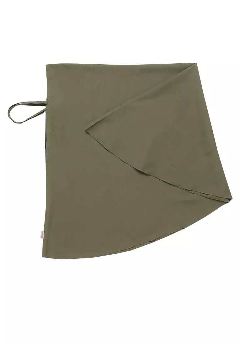 Pito Dito Girl Ubaydhi Gamis Overall Anak Hijau Olive