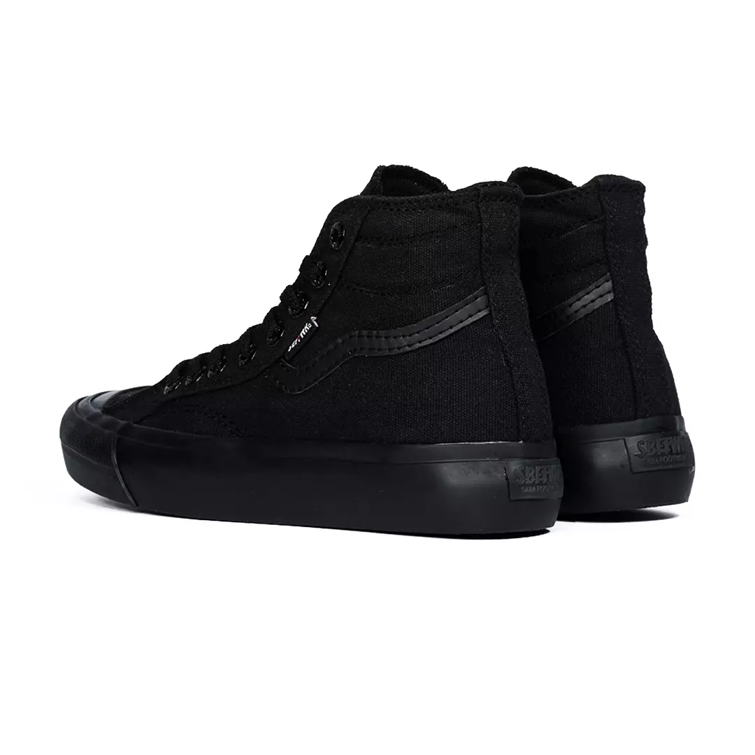 SABA Veloz High All Black - Sepatu Sneakers Casual Pria Wanita