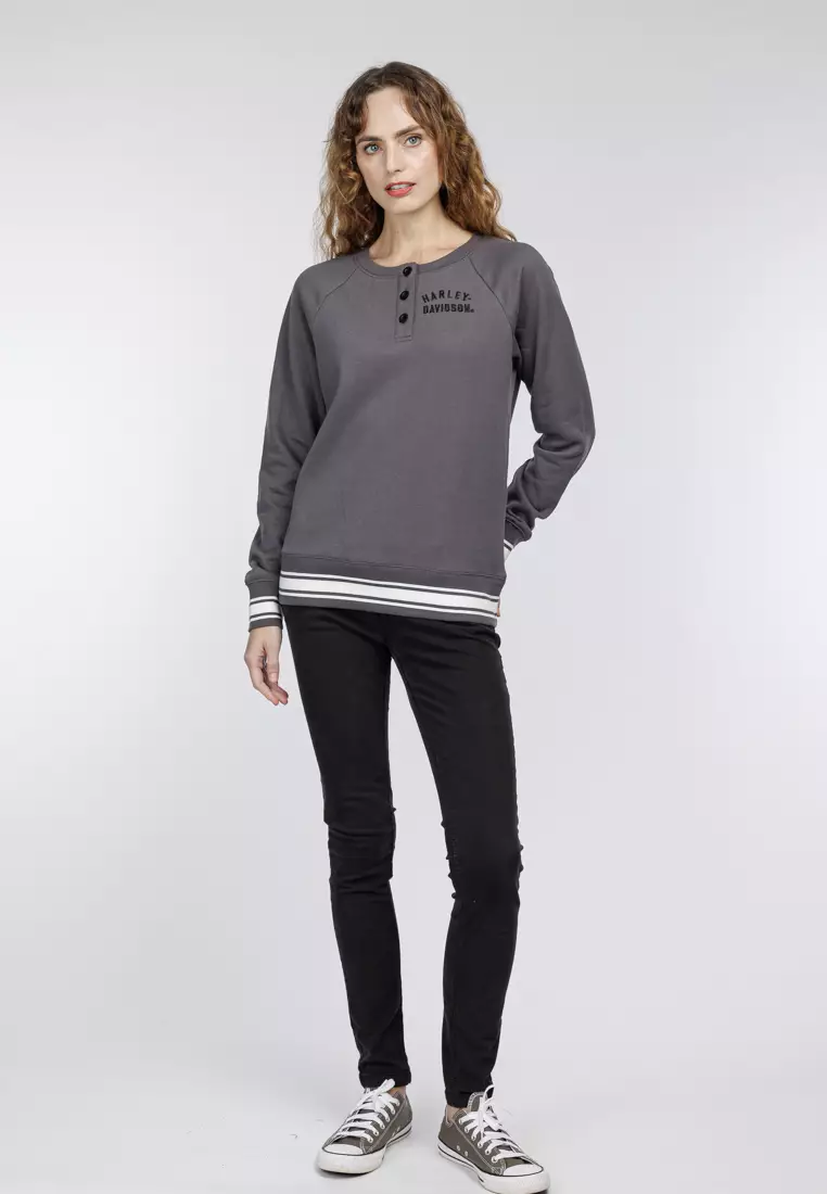 Harley-Davidson Race Her Crewneck Pullover
