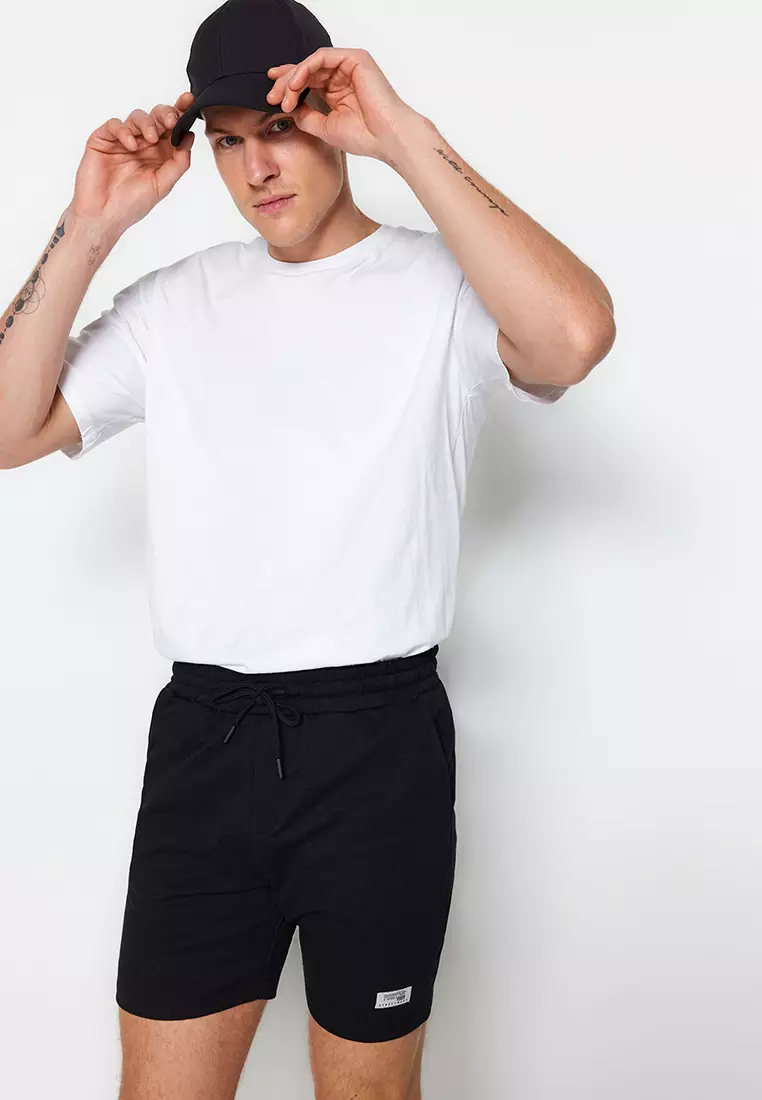 Men's Label Detail Shorts