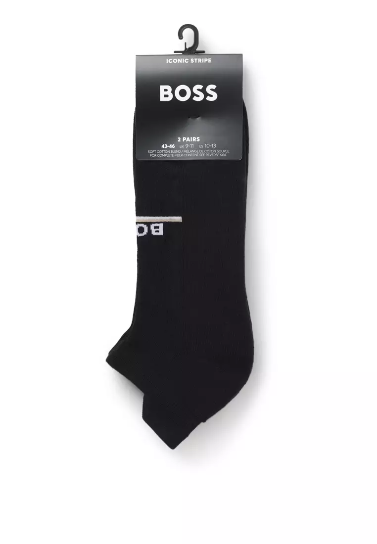 Jual BOSS Logo Ankle Length Socks 2 Pack - BOSS Mainline Original 2026 ...