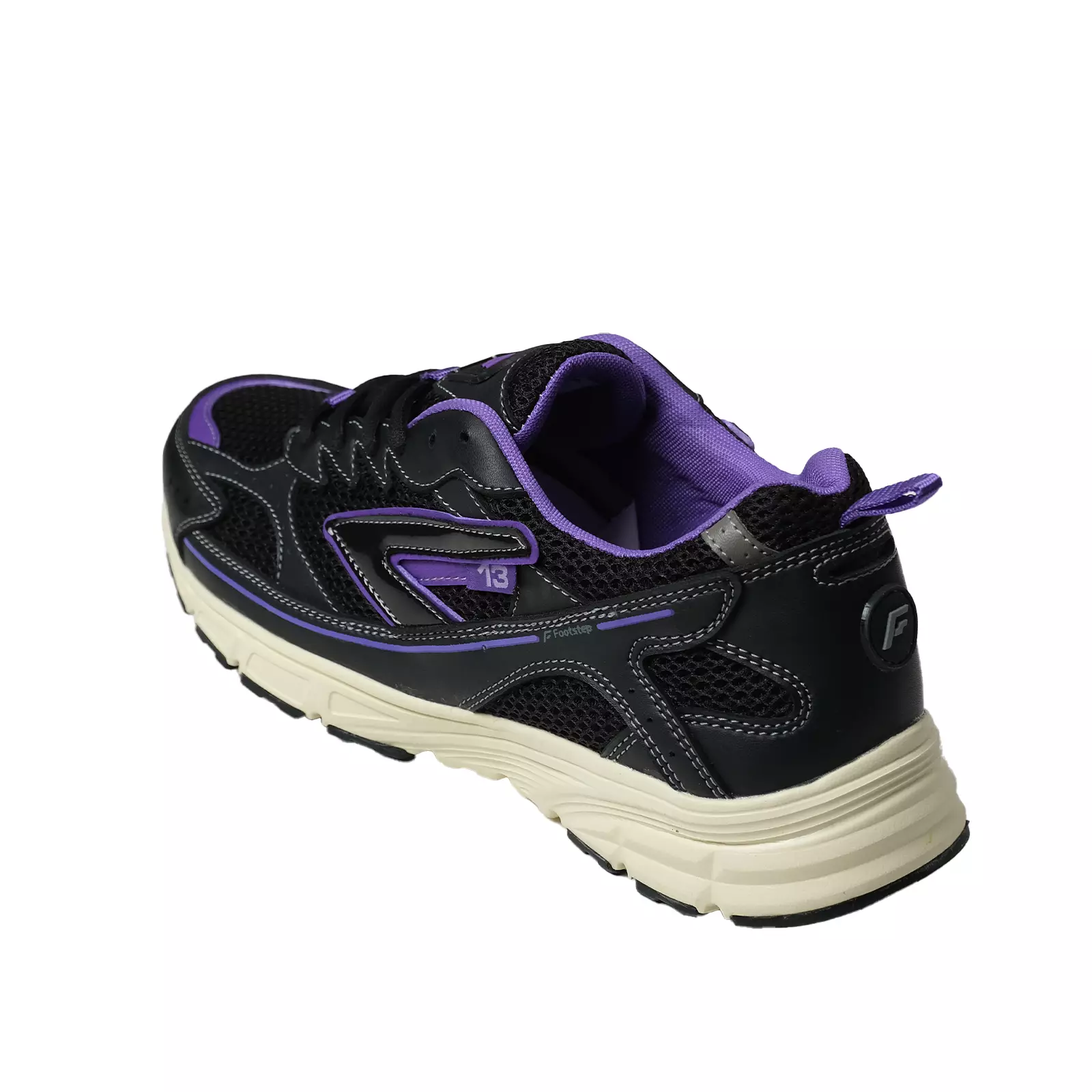 Footstep Footwear Sepatu Pria Sneakers Fletcher Black Purple Original Shoes